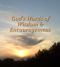 God's Words of Wisdom and Encouragement Cover